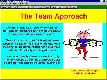 Team approach graphic example - Select to enlarge