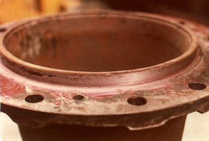 TRA Rough fitting of bogie center pivot (b)