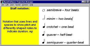 Music graphic example - Select to enlarge